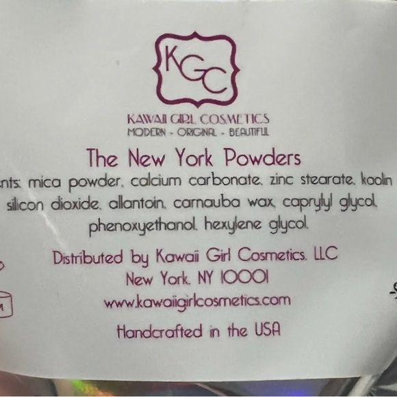 Kawaii Girl Cosmetics Shimmer Powder (New York Powders In “Allerton”) New Sealed - Picture 4 of 4